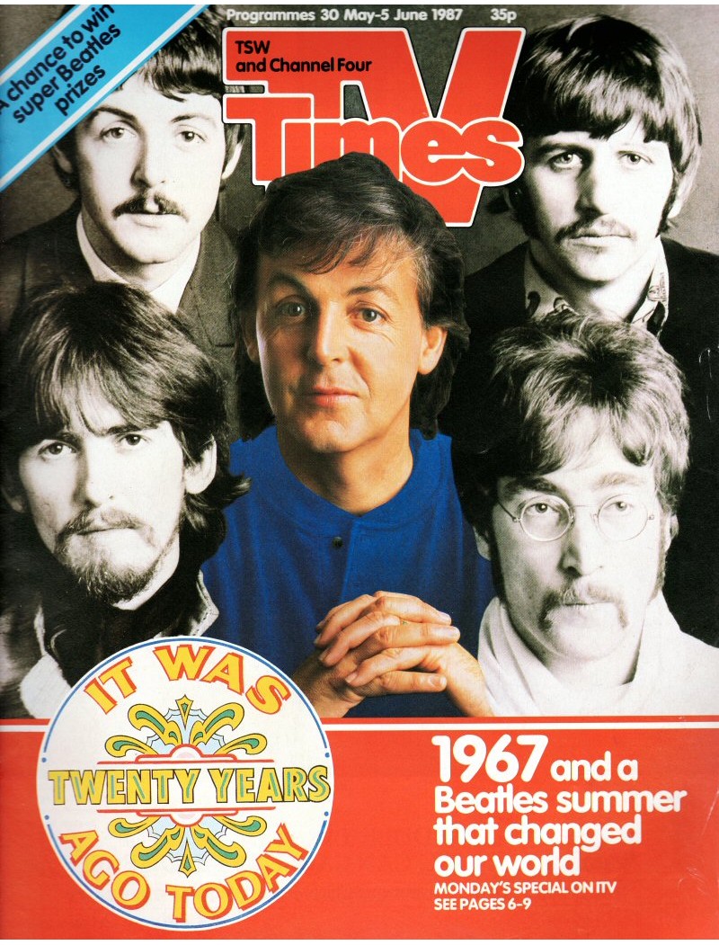 TV Times Magazine 30th May 1987 TV Times Magazine 30th May 1987