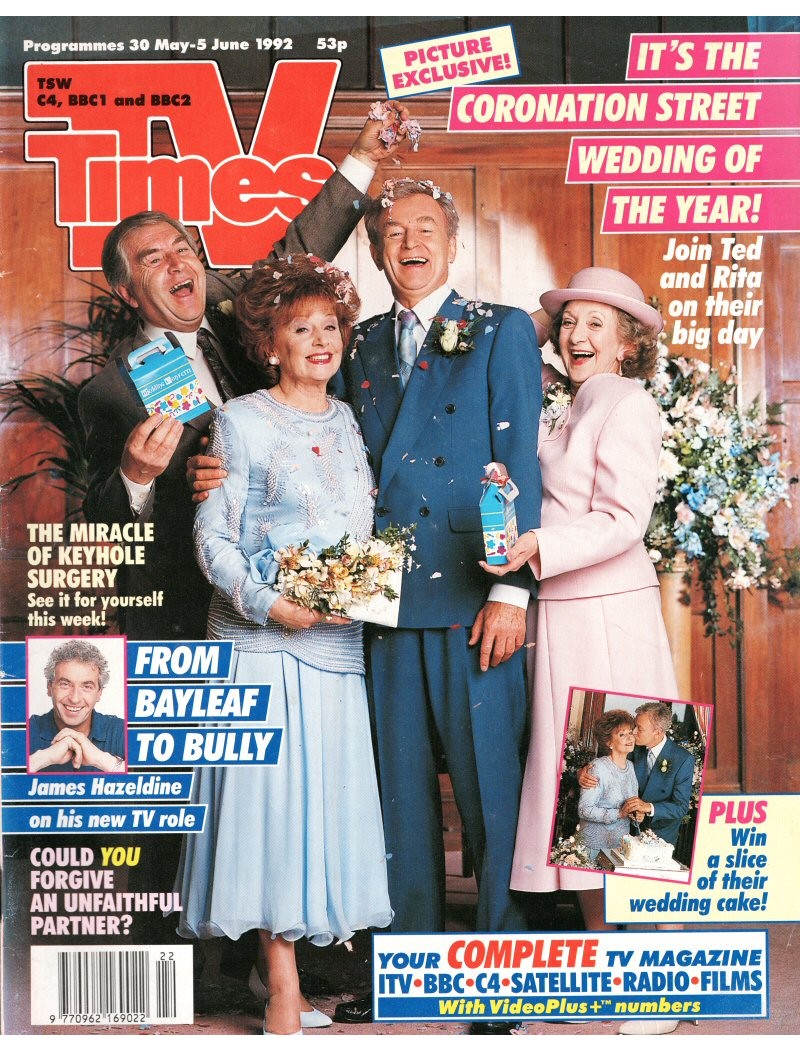 TV Times Magazine 30th May 1992 TV Times Magazine 30th May 1992