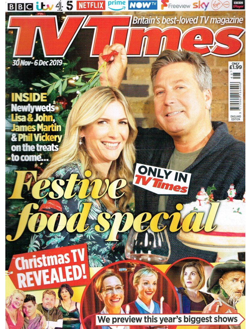 TV Times Magazine 30th November 2019 TV Times Magazine 30th November 2019