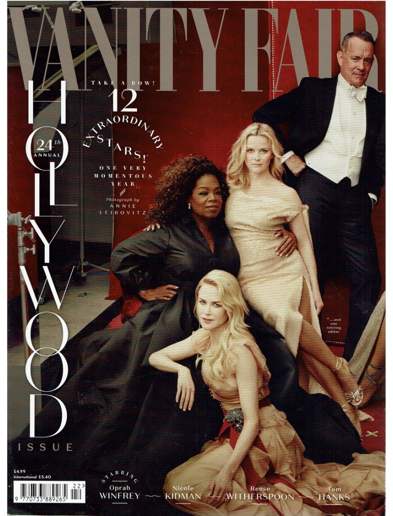Vanity Fair Magazine 2018 Tom Hanks Oprah Winfrey
