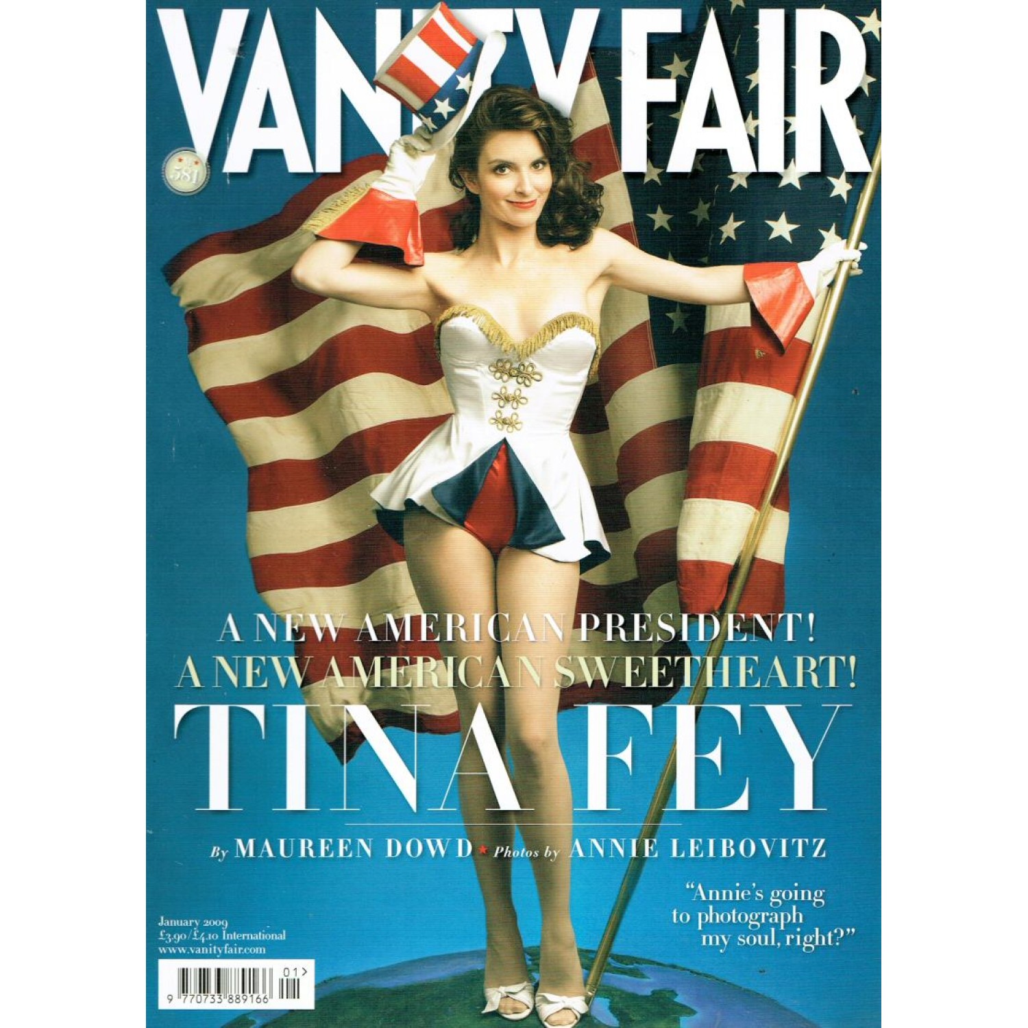Vanity Fair Magazine 2009 01/09 January Tina Fey