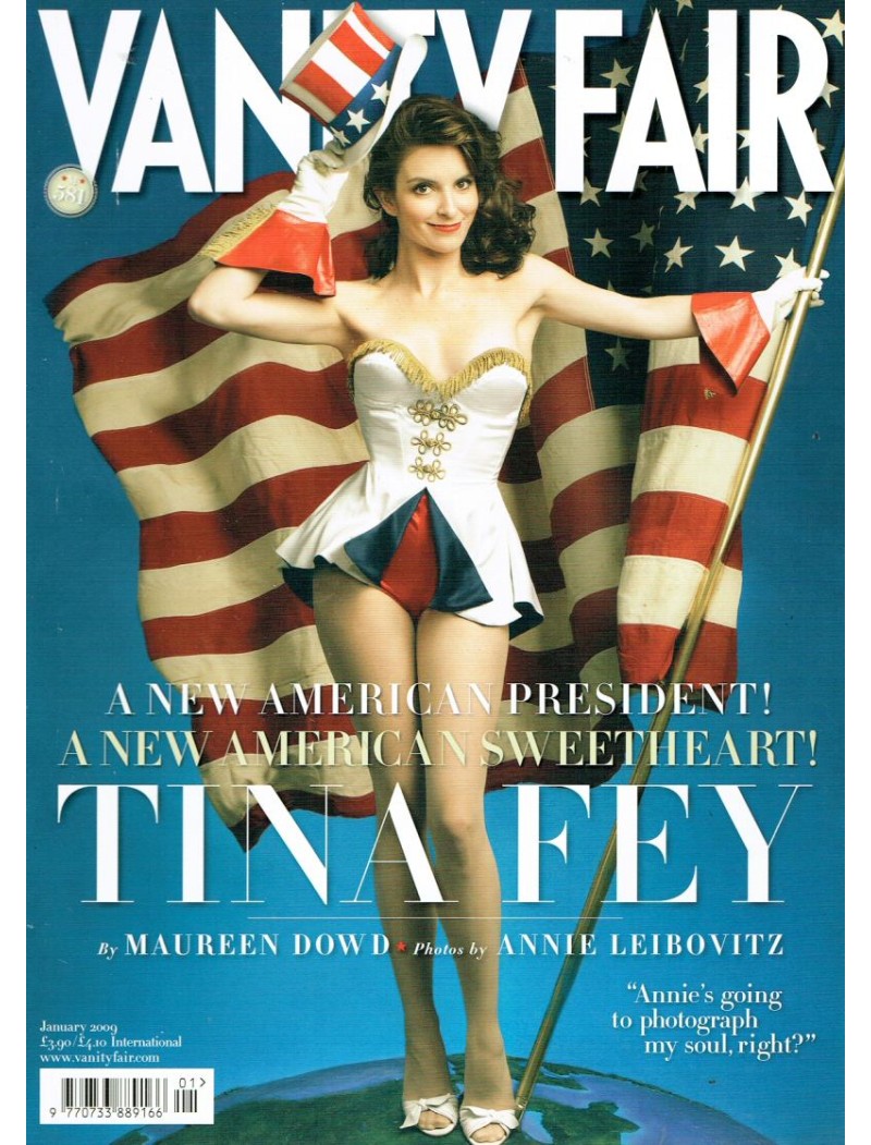 Vanity Fair Magazine 2009 01/09 January Tina Fey
