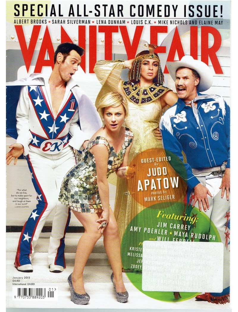 Vanity Fair Magazine 2013 01/13 January Special All Star Comedy Issue