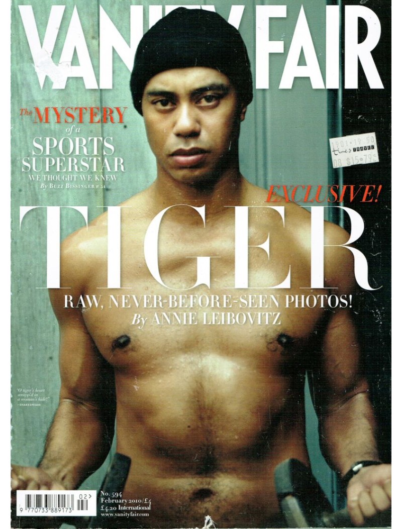 Vanity Fair Magazine 2010 02/10 February Tiger Woods