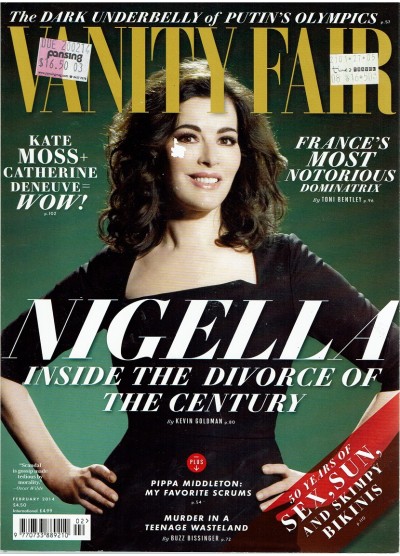 Vanity Fair Magazine 2014 02/14 Nigella Lawson