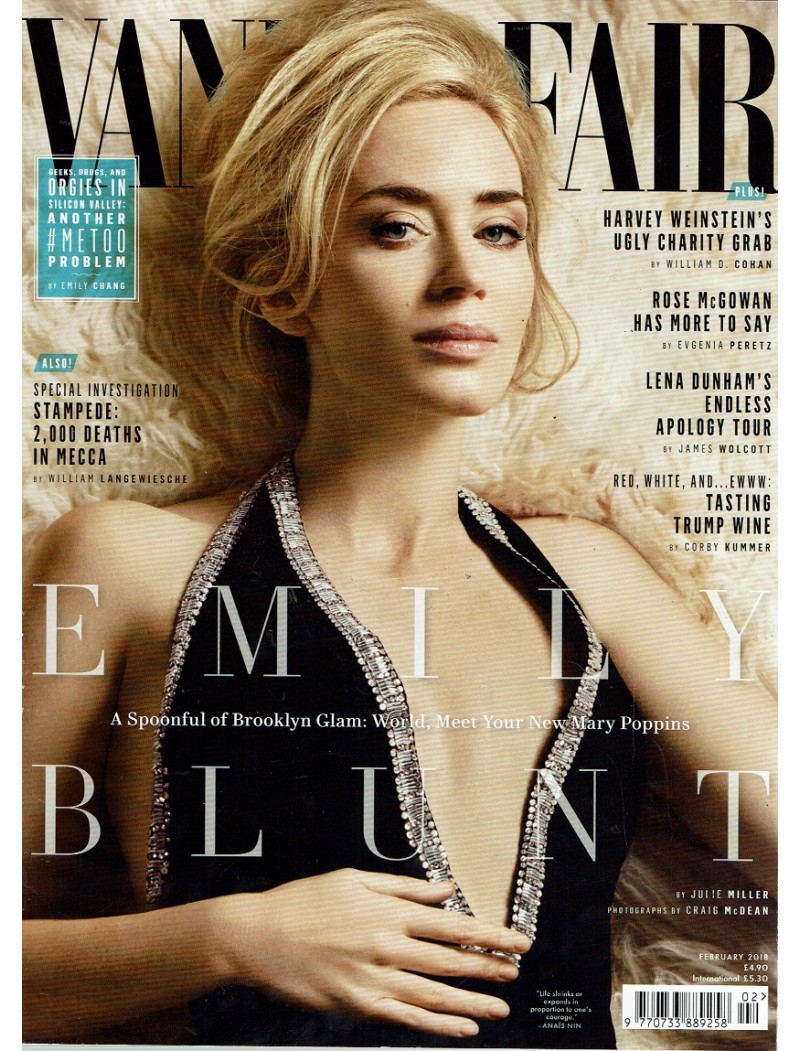 Vanity Fair Magazine February 2018 Emily Blunt