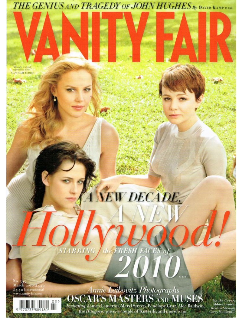 Vanity Fair Magazine 2010 03/10 March Carey Mulligan Kristen Stewart