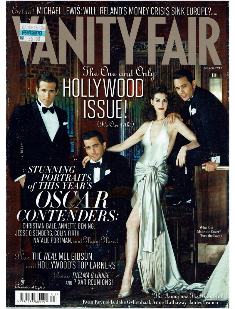 Vanity Fair Magazine 2011 03/11 March Hollywood Issue Anne Hathaway