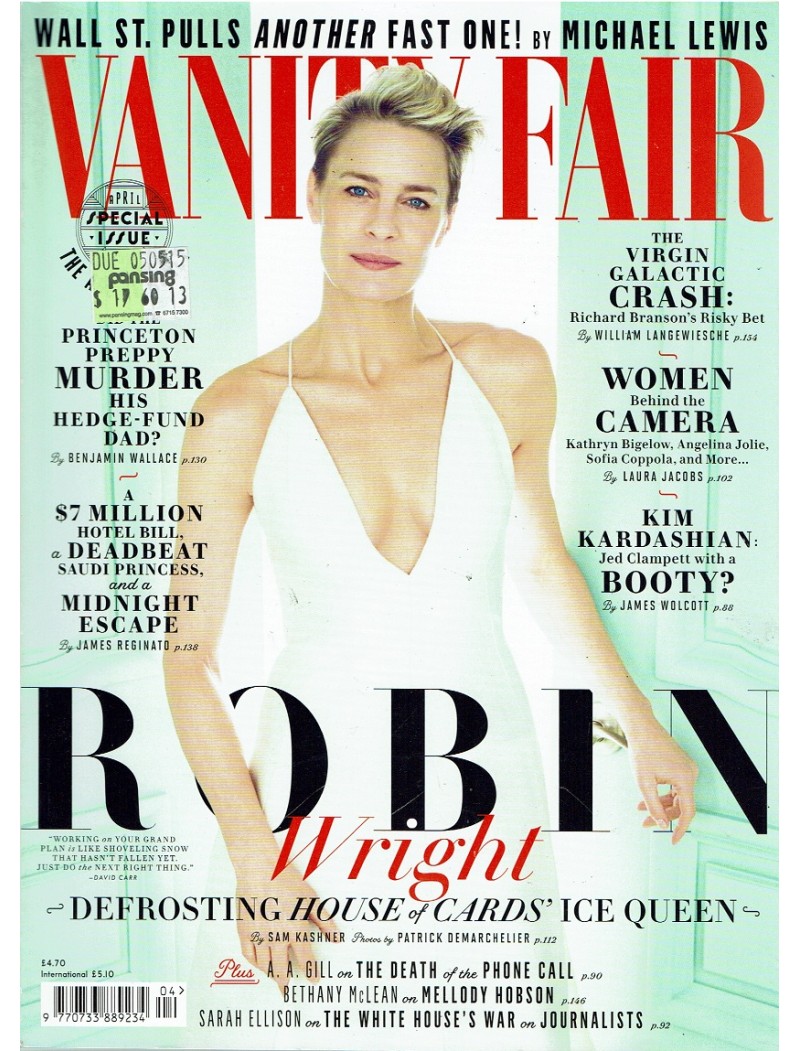 Vanity Fair Magazine April 2015 Robin Wright