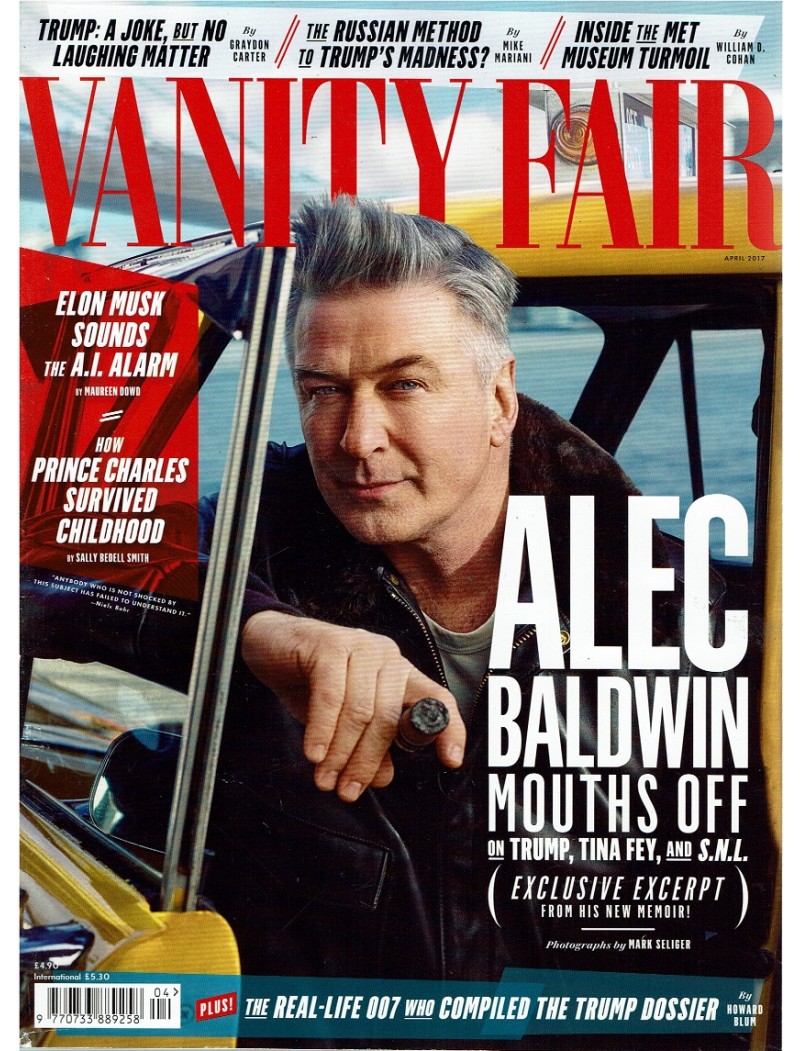 Vanity Fair Magazine 2017 04/17 Alec Baldwin