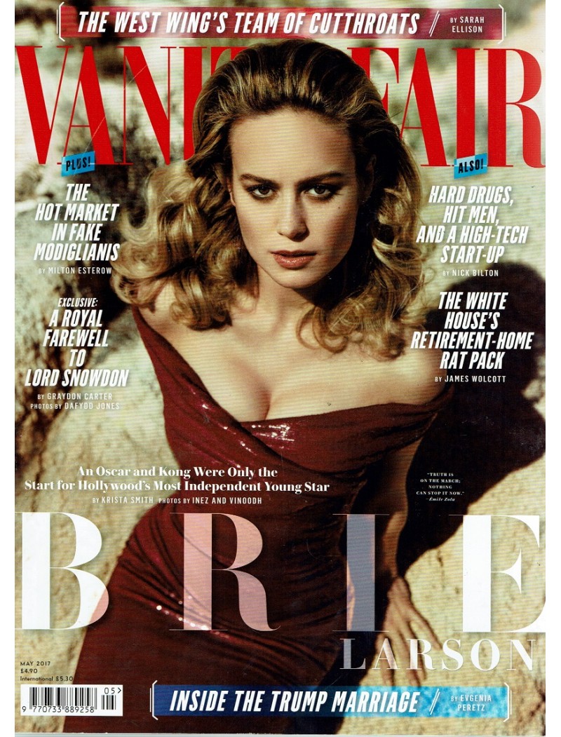 Vanity Fair Magazine May 2017 Brie Larson