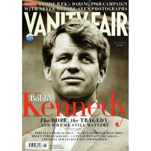 Vanity Fair Magazine 2008 06/08 June Bobby Kennedy