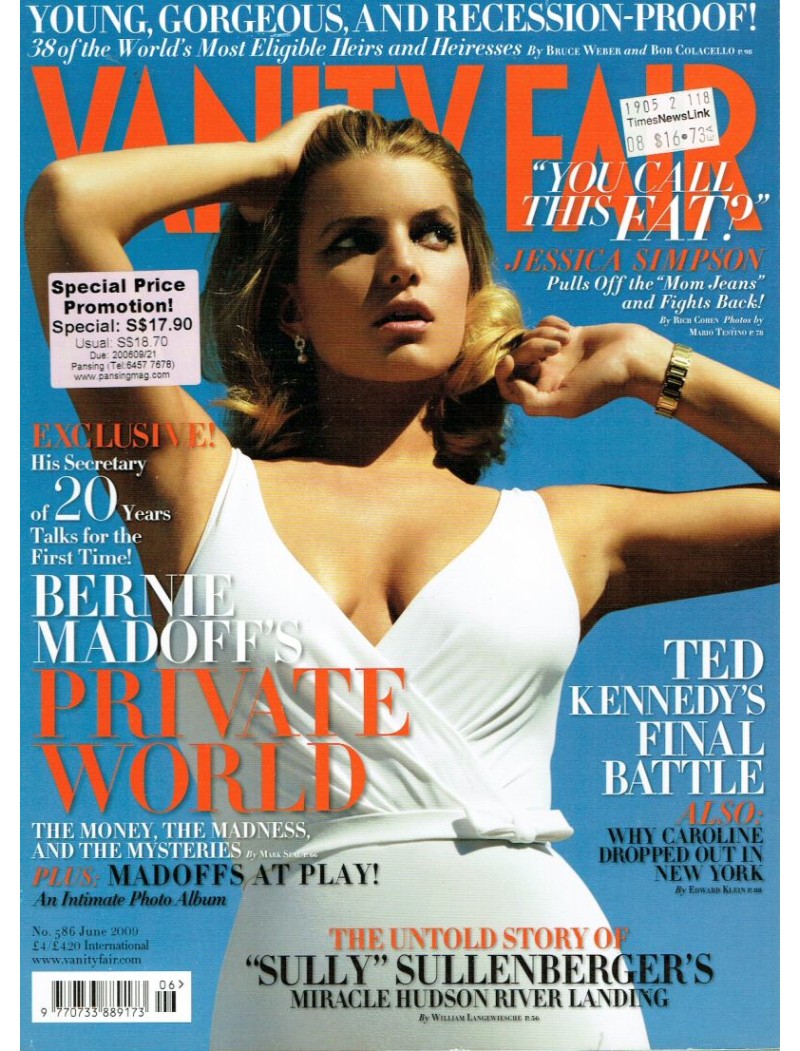 Vanity Fair Magazine 2009 06/09 June Jessica Simpson