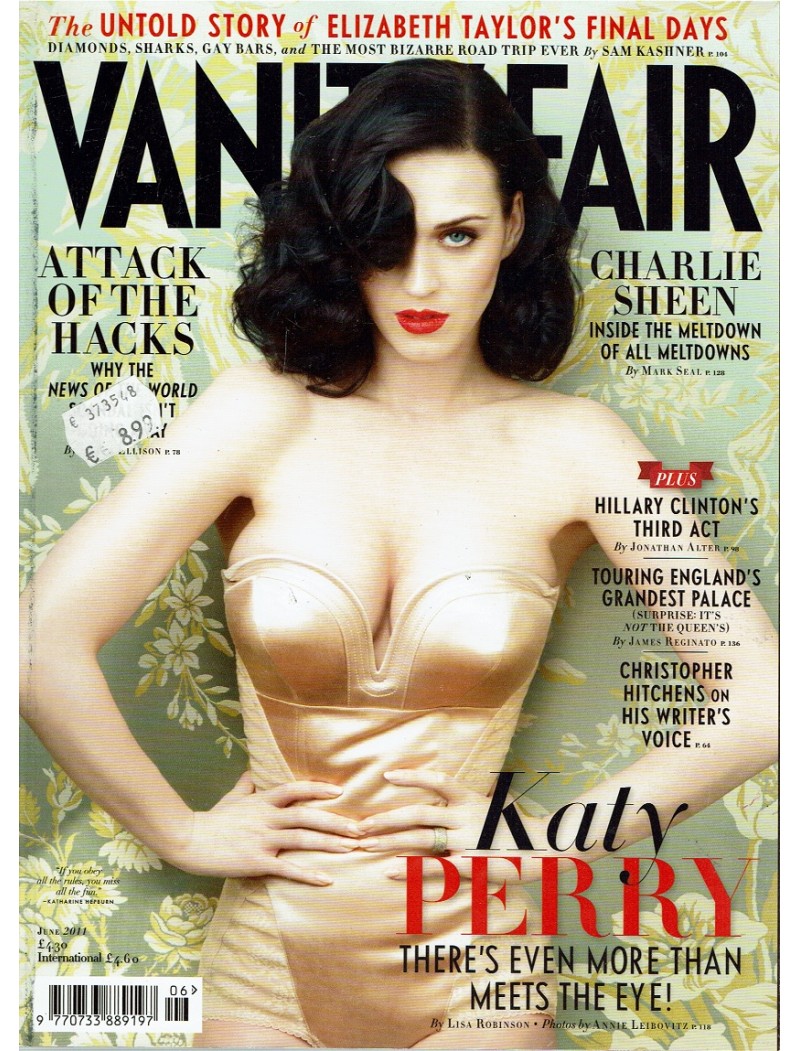 Vanity Fair Magazine 2011 06/11 June Katy Perry