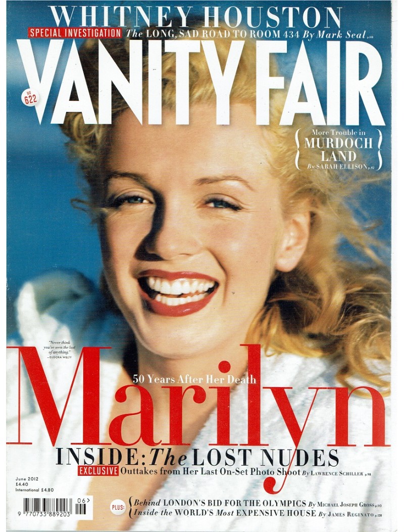 Vanity Fair Magazine June 2012 Marilyn Monroe