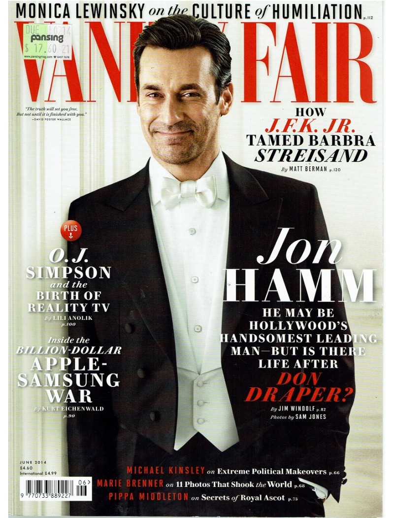 Vanity Fair Magazine 2014 06/14 Jon Hamm
