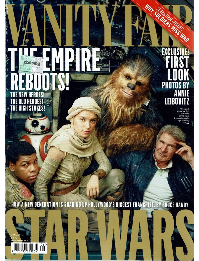 Vanity Fair Magazine June 2015 Star Wars