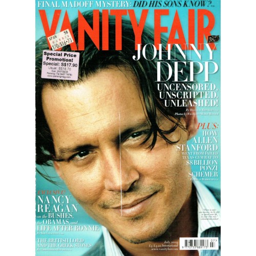 Vanity Fair Magazine 2009 07/09 July Johnny Depp