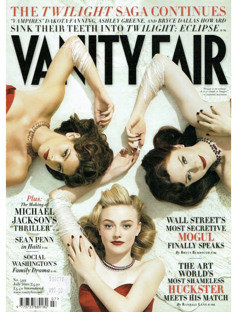 Vanity Fair Magazine 2010 07/10 July Twilight