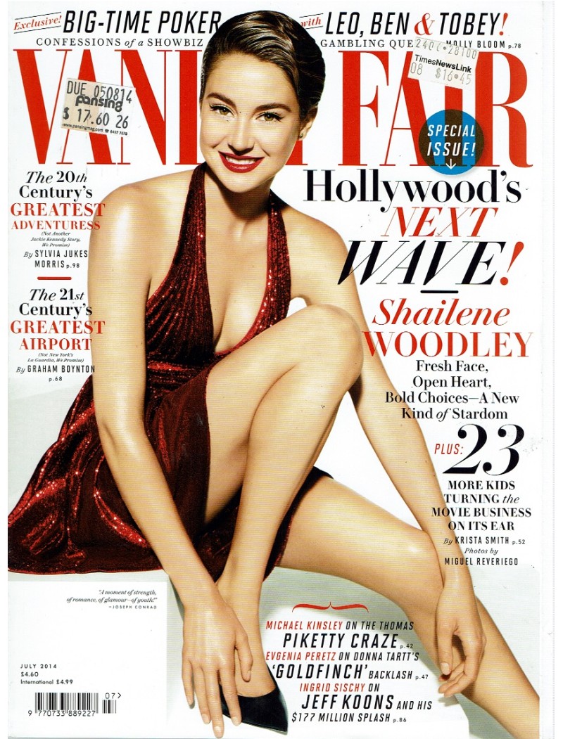 Vanity Fair Magazine July 2014 Shailene Woodley