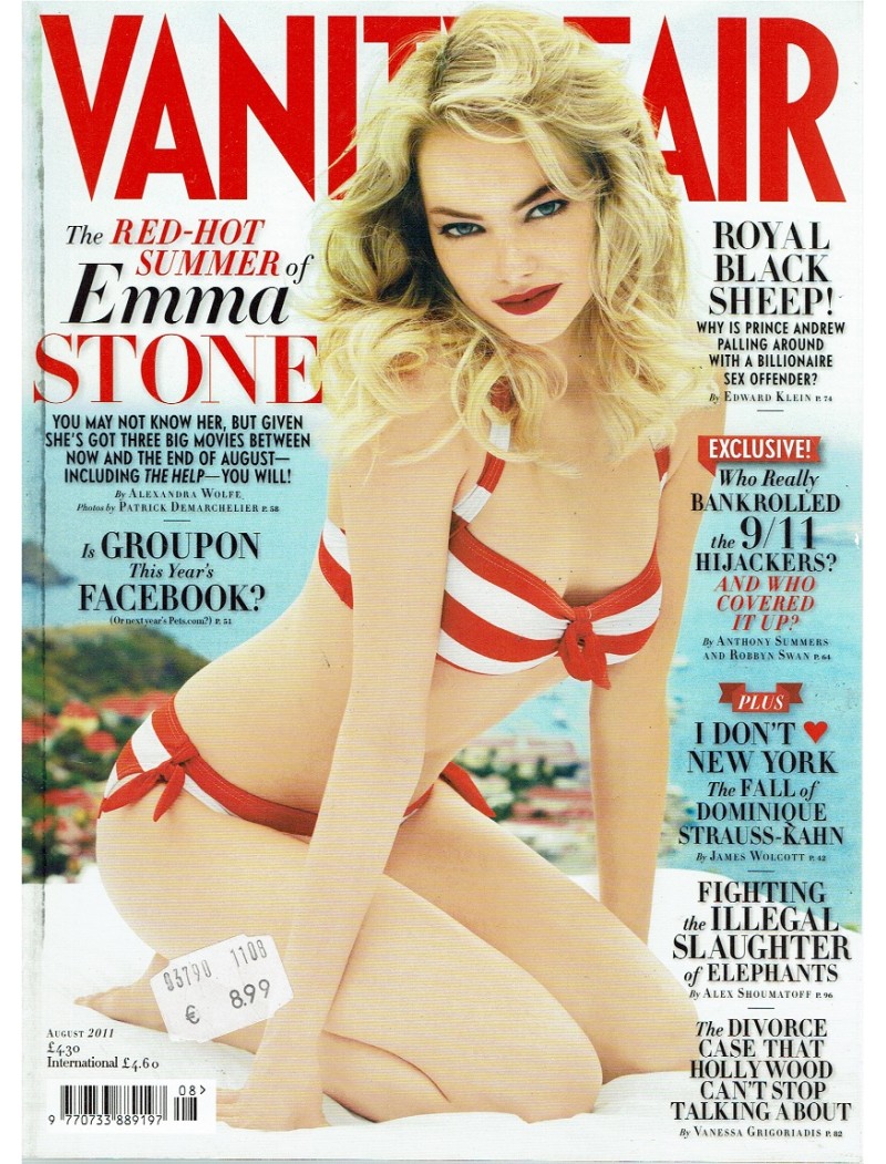 Vanity Fair Magazine 2011 08/11 August Emma Stone