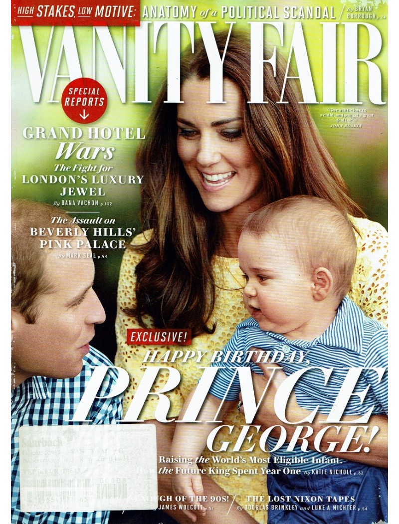 Vanity Fair Magazine August 2014 Kate Middleton