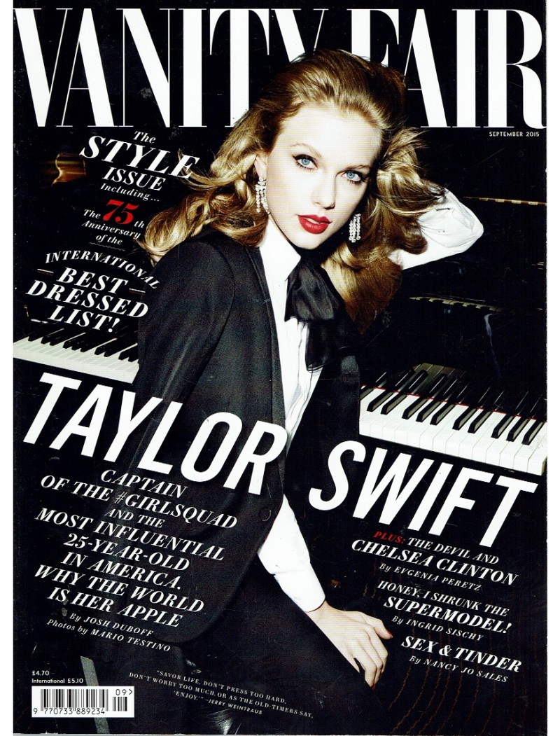 Vanity Fair Magazine 2015 09/15 Taylor Swift
