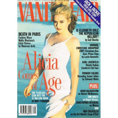 Vanity Fair Magazine 1996 09/96 September Alicia Silverstone