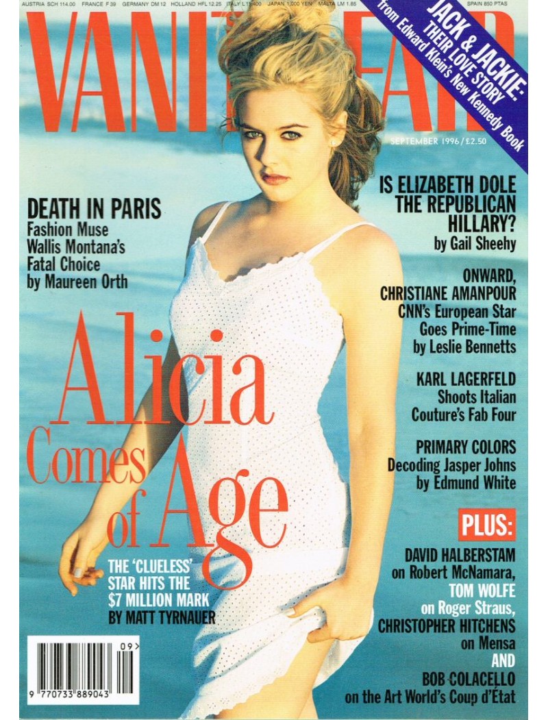 Vanity Fair Magazine 1996 09/96 September Alicia Silverstone