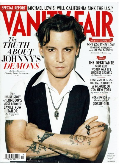 Vanity Fair Magazine 2011 11/11 November Johnny Depp