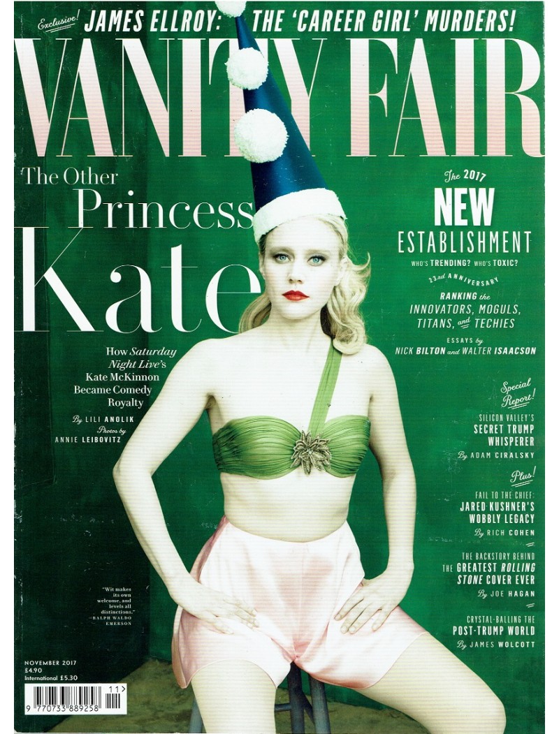 Vanity Fair Magazine November 2017 Kate Mckinnon
