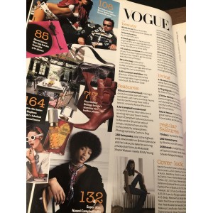Vogue Fashion Magazine August 2002 Naomi Campbell cover