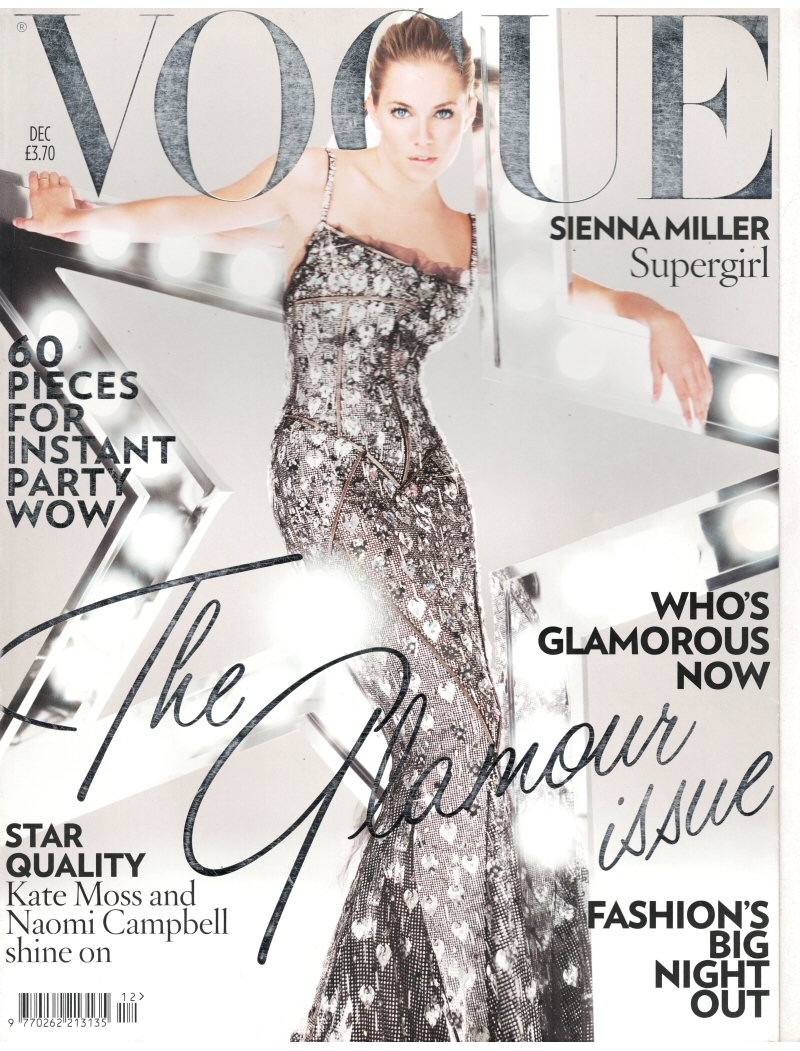 Vogue Fashion Magazine December 2007 Sienna Miller