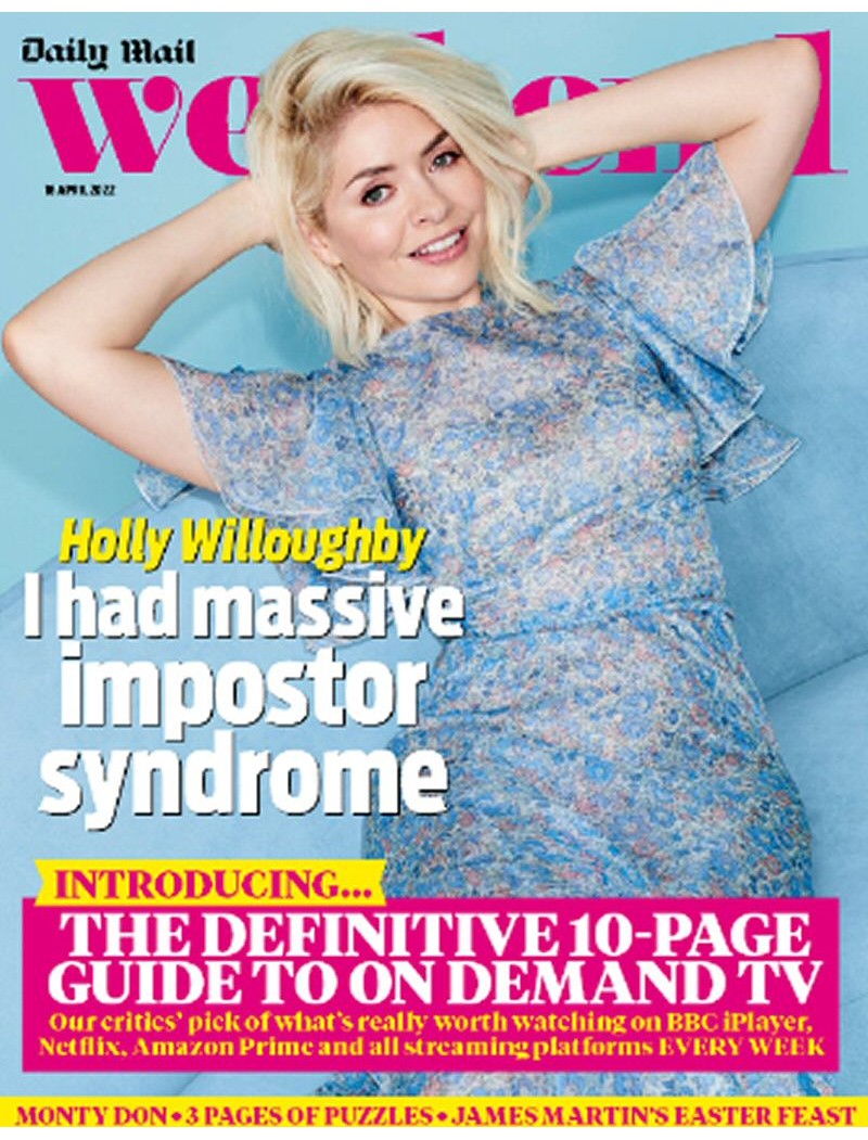 Weekend Magazine 2022 16/04/22  Holly Willoughby