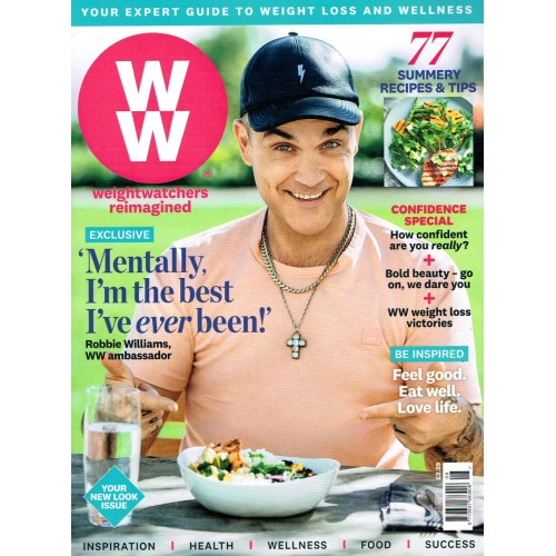 Weight Watchers Magazine August 2020 Robbie Williams