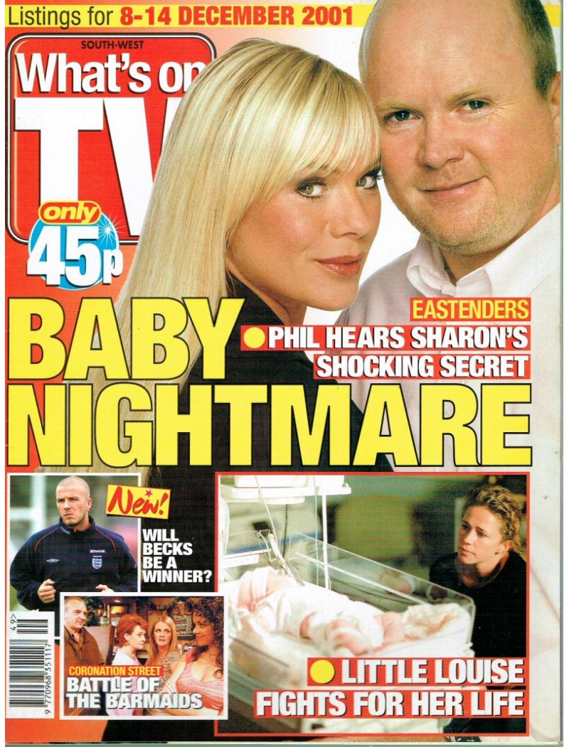 Whats on TV Magazine 8th December 2001 Whats on TV Magazine 8th December 2001