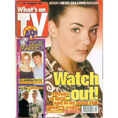 Whats on TV Magazine - 1998 22/08/98