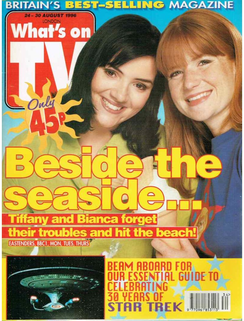 Whats on TV Magazine 24th August 1996