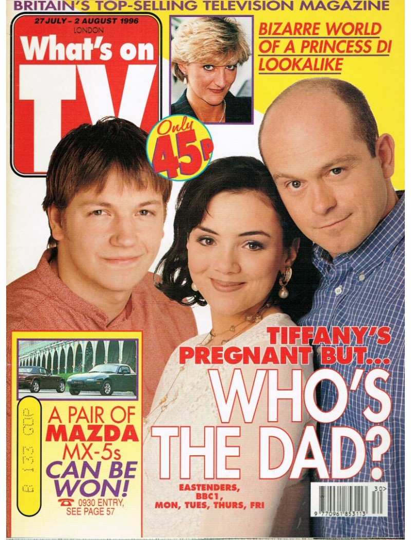 Whats on TV Magazine 27th July 1996 Whats on TV Magazine 27th July 1996