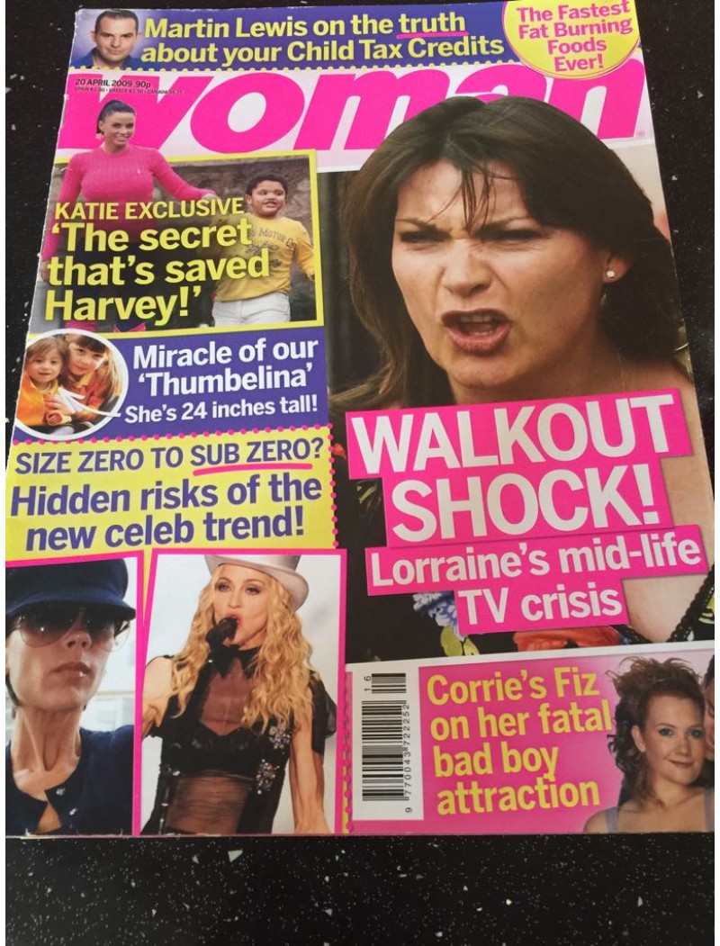 Woman Magazine 20th April 2009