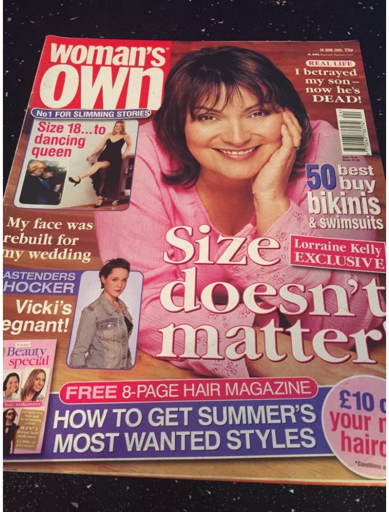Womans Own Magazine - 2003 16/06/03