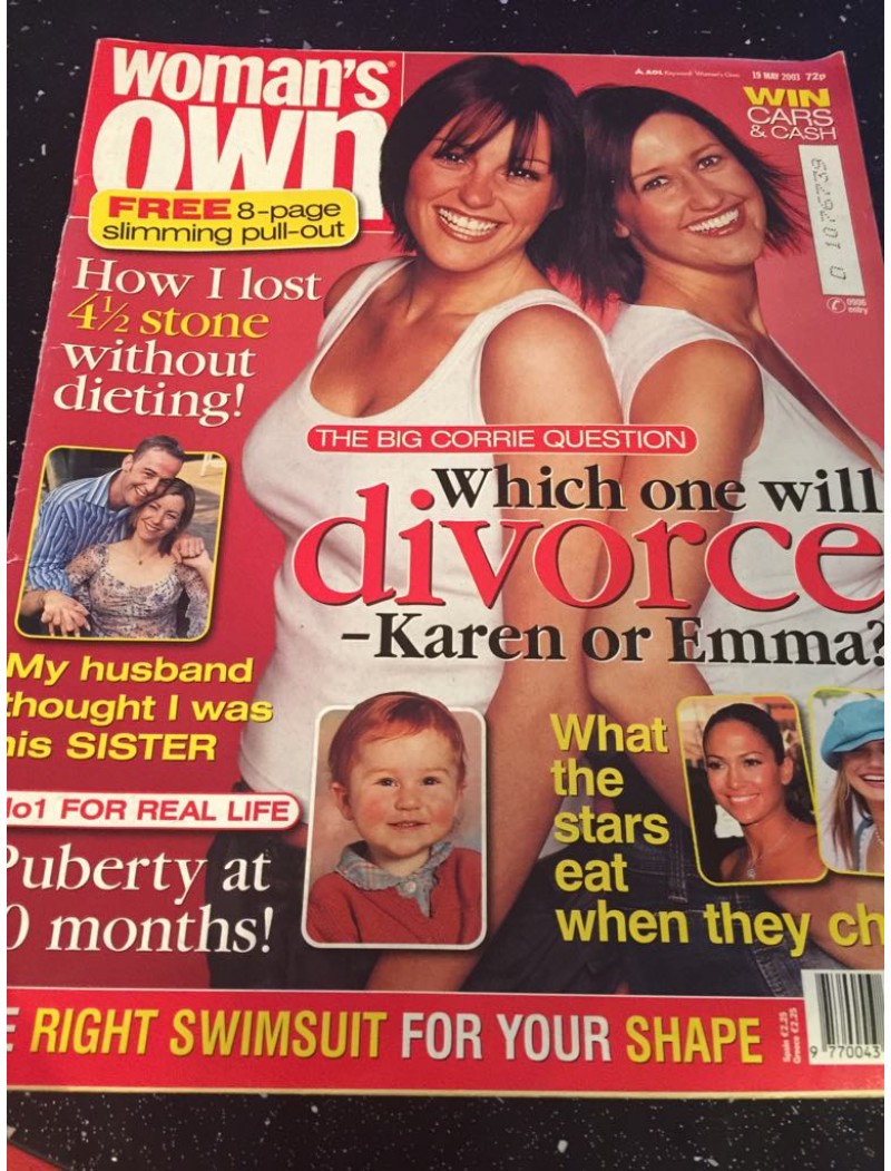 Womans Own Magazine - 2003 19/05/03