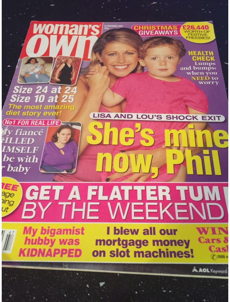 Womans Own Magazine - 2003 24/11/03