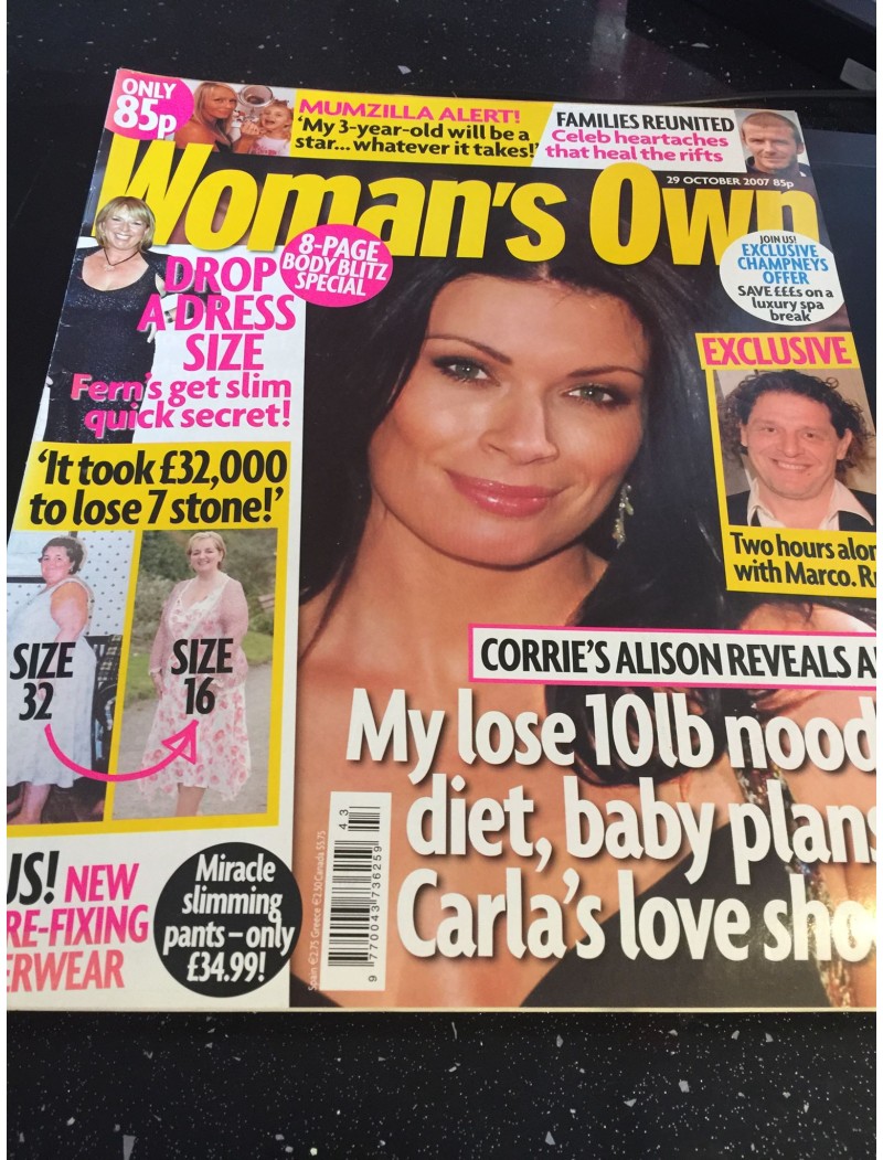 Womans Own Magazine - 2007 29/10/07