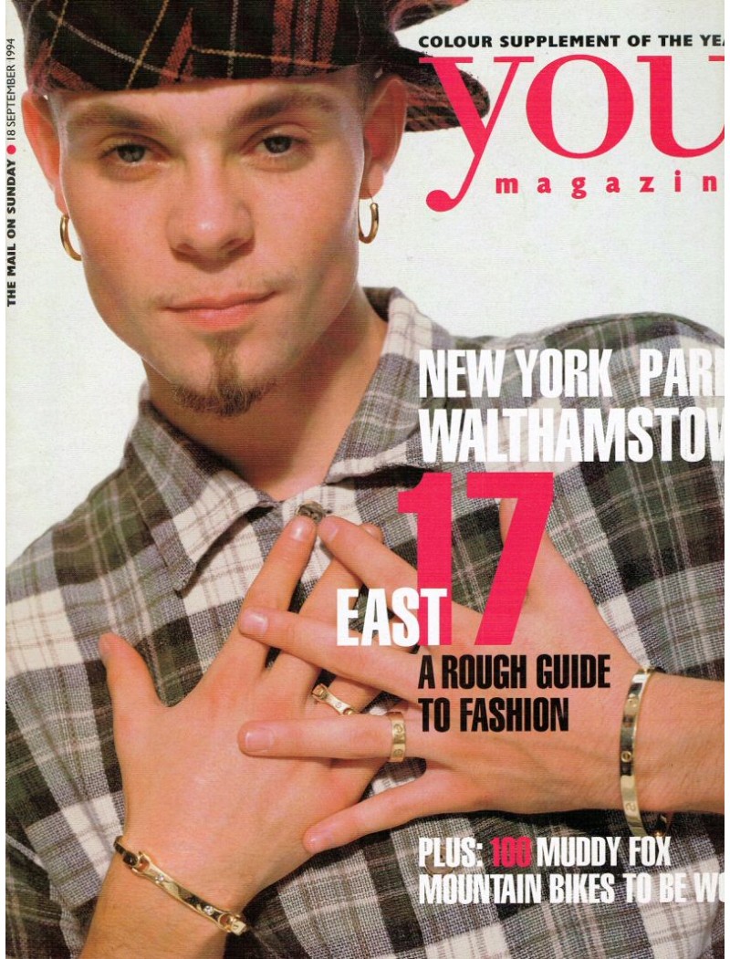 You Magazine - 1994 18/09/94 Brian Harvey East 17 Cover